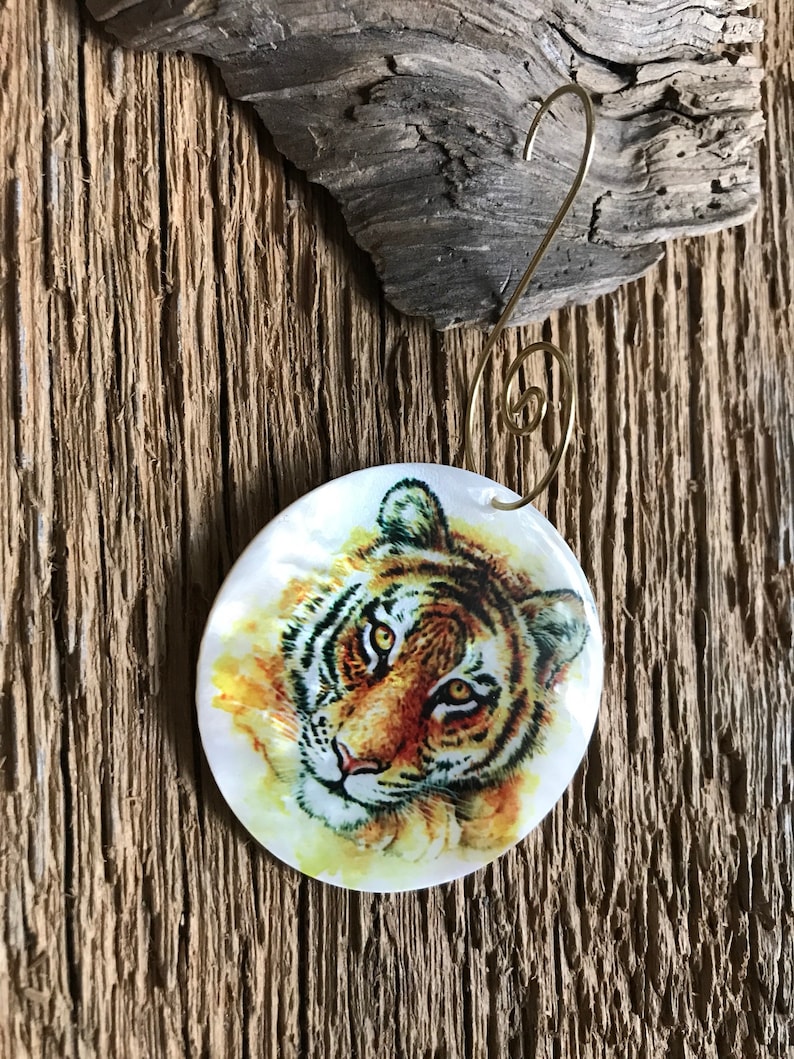 tigers tiger decor Tiger ornament: tiger cub ornament Christmas tiger LSU tiger ornament Clemson tiger ornament Auburn tiger ornament