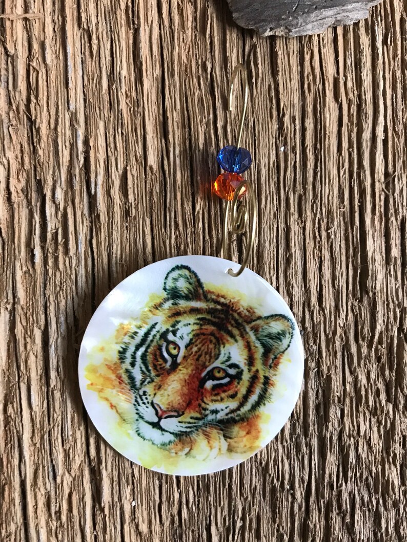 tigers tiger decor Tiger ornament: tiger cub ornament Christmas tiger LSU tiger ornament Clemson tiger ornament Auburn tiger ornament