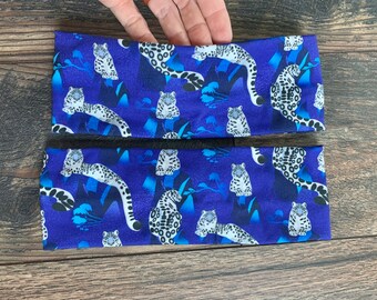 Schneeleopard Stirnband, Schneeleopard, Leopard Stirnband, Leopardjunges, Schneeleopardjunges, Schneeleoparden, Raubkatzen Stirnband, Geisterkatze, Schneekatze