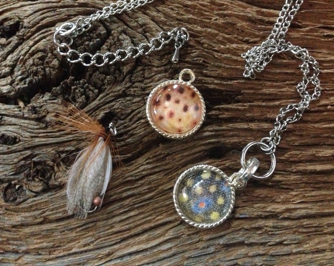 Fly Fishing Necklace Set Interchangeable Fly Fishing and Etsy