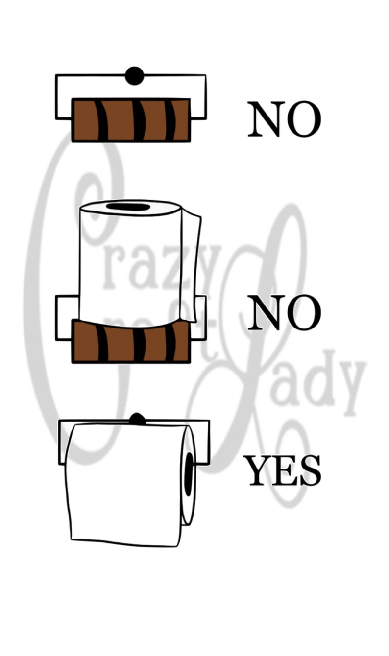 Toilet Paper Rules Svg Bathroom Wall Art Svg Bathroom Sign Etsy