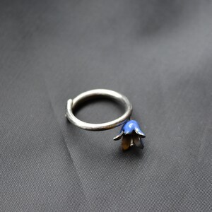 Eco Friendly Blue Bell Ring - Etsy