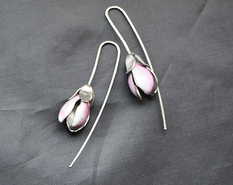 Eco friendly earings Magnolia