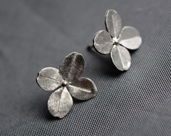 Stainless steel  earrings Cloverleaf