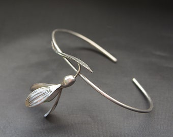 Eco friendly Snowdrop bracelet