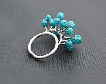 Stainless steel Ring of turquoisesprinkles