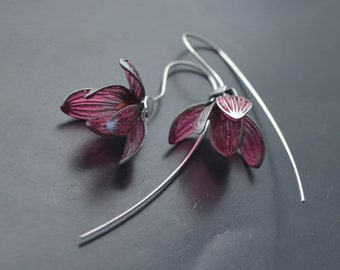 Eco friendly earings Magnolia