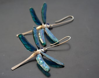 Eco friendly earrings Dragonfly