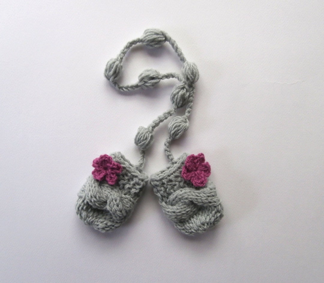 Knit Baby Mittens Baby Boy Mittens baby Thumbless Mittens Etsy