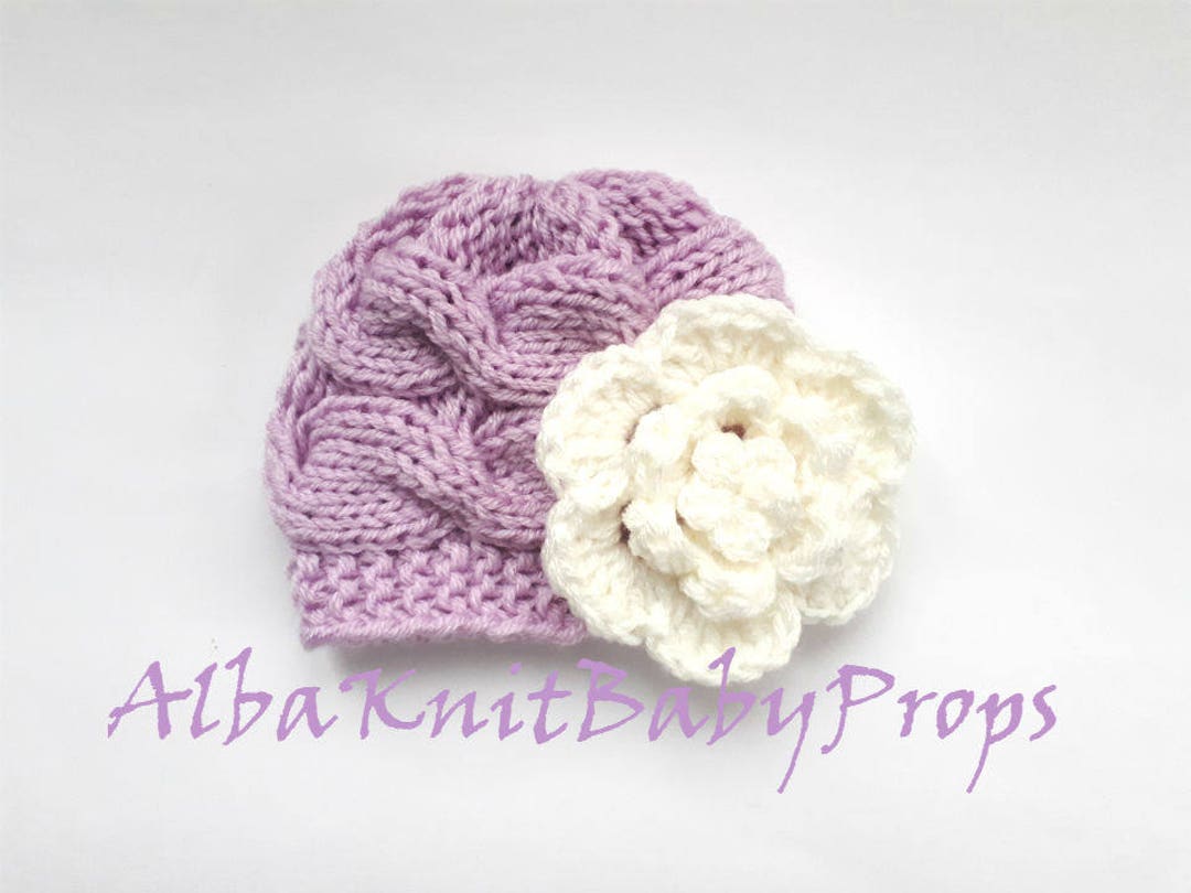 Baby Girl Knit Hat_toddler Girl Winter Hat_baby Girl Etsy