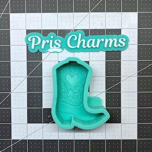 Cow Girl Boot Freshie Silicone Mold