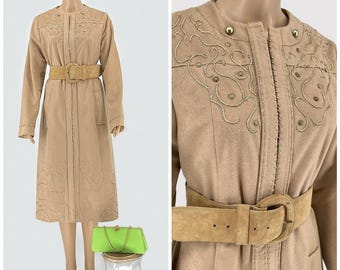 Great Deal - A set of velvet coat, two belts and beautiful  vintage purse