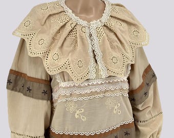 Great Deal - A set of cotton skirt and cotton blouse; tote bag is not included