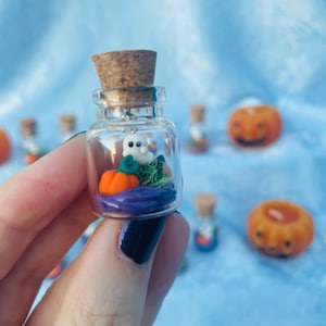 Ghost in a Jar, Miniature Ghost Terrarium, Adopt a Ghost, Spooky Gifts, Halloween, Ghost, Desk Companion, Stocking Stuffer, Stocking filler