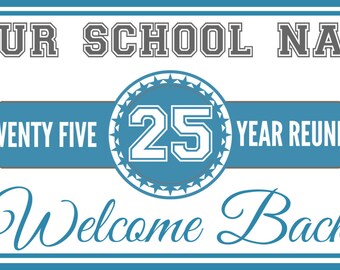 Class Reunion Banner Etsy