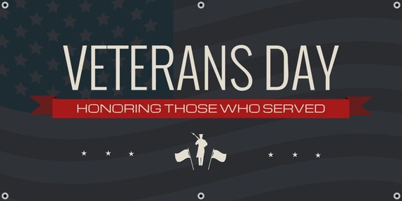 Veterans Day Banner Etsy