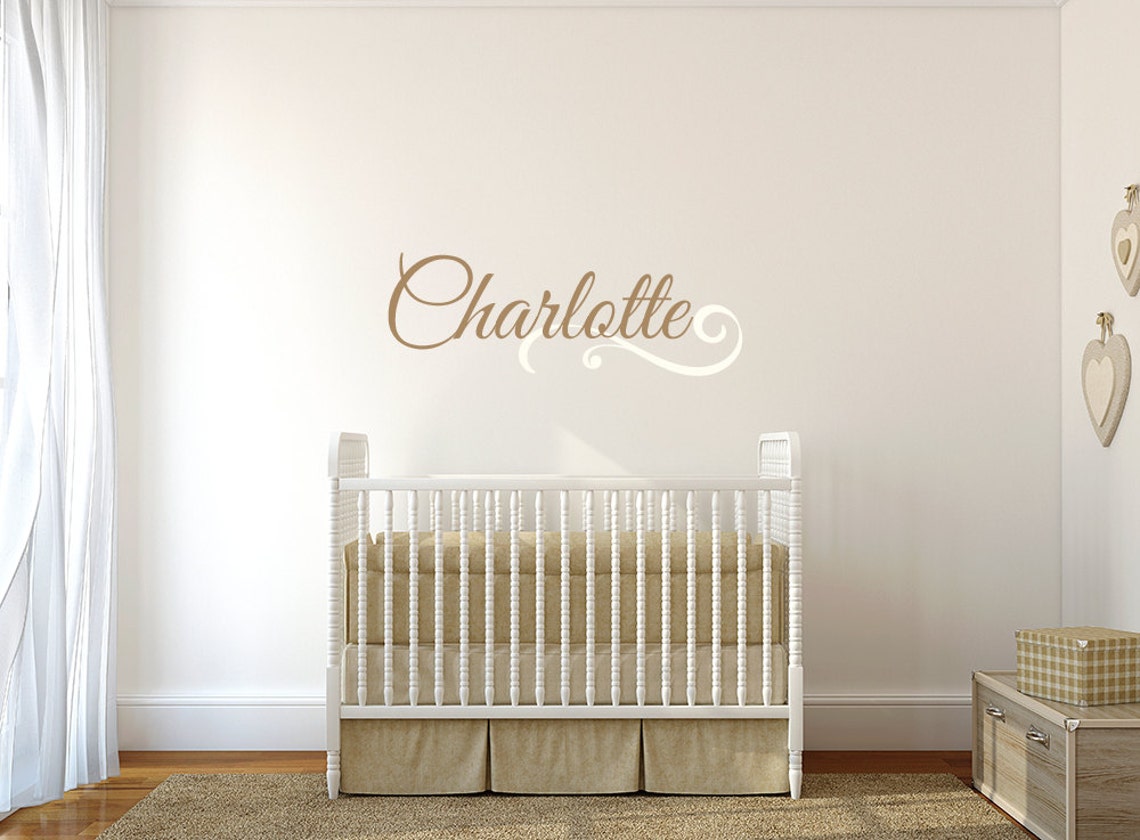 Cursive Name Wall Quote Etsy
