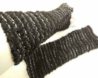 warme Handschuhe, weiche Strickwolle Armstulpen, dehnbar, schwarz, Ideal zu Kleidern, oder über einen Pulli, das beliebte Geschenk