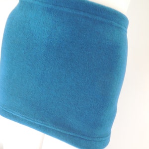 Wellness belly warmer with cotton fleece waistband, warmer kidney area, reversible cacheurs, feminine style, figure-enhancing, stretchy