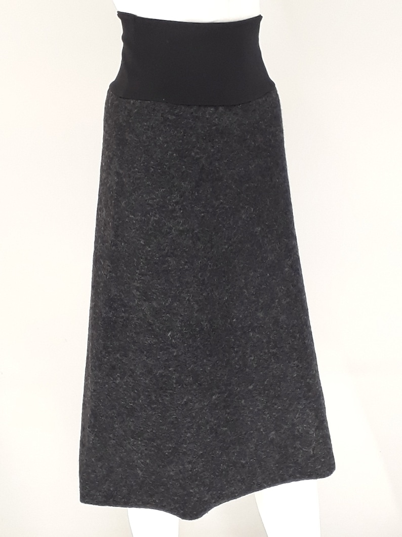 Italy quality wool, warm skirt in A shape, boiled wool happy fitting soft windproof with double belt the popular gift, last offer image 4