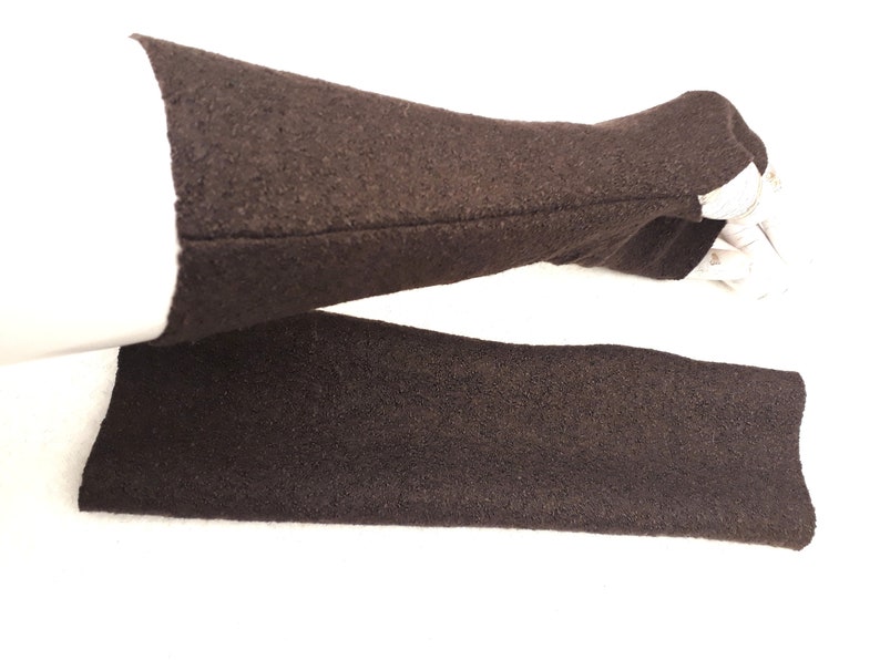 wol, handschoenen stabiele, arm warmers Tiroler gekookte wol zeer dure stof Ideaal voor jurken of een dunne trui afbeelding 2