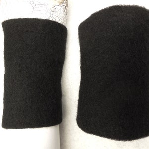 warme weiche Pulswärmer, robuste weicher Strickwolle, langlebige Armstulpen Handschuhe Wolle, zu Kleidern oder über einen Pulli Geschenk Bild 7