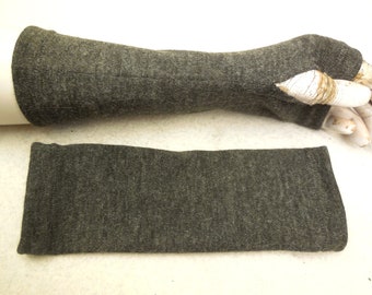 Finely and warmly, gloves, knitting yarn, wool jersey arm warmers, Ideal for dresses or a thin sweater The popular gift