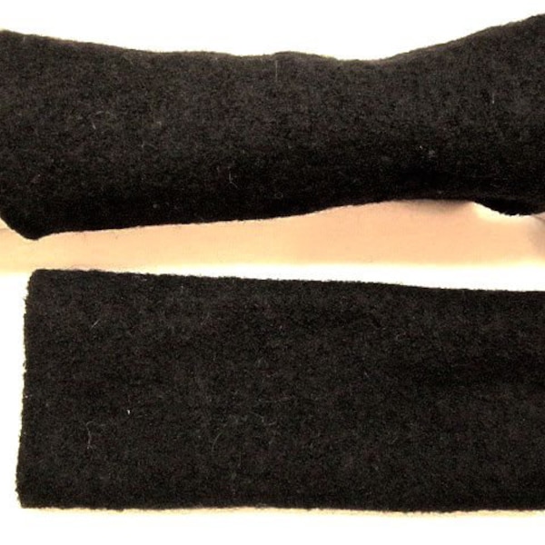 robuster weicher Wollwalk, langlebige Armstulpen Handschuhe warm stabile Pulswärmer, Loden wolle, Ideal zu Kleidern oder über einen Pulli