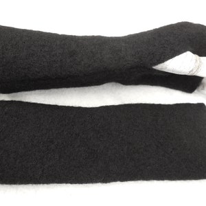 warm wool, gloves, arm warmers, finely and warmly, soft warm boiled wool walk gloves new wool Arm sleeves stretchy, black, the popular gift