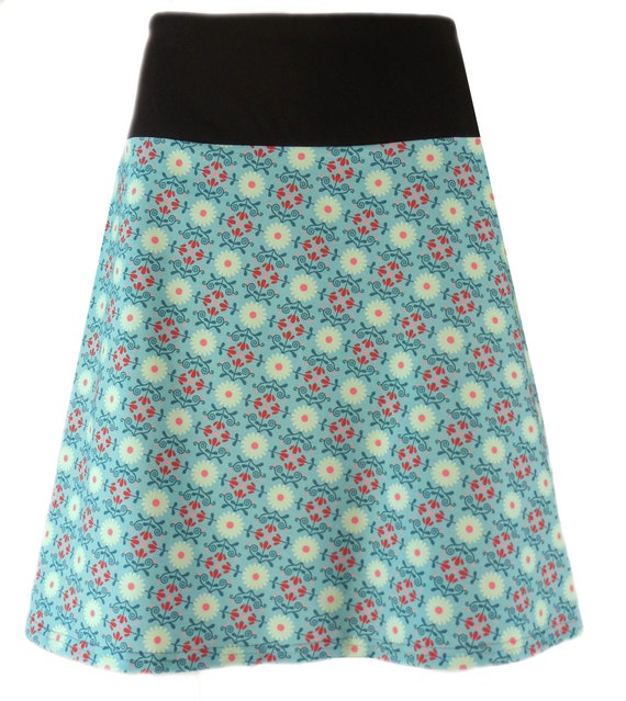 Falda en forma de A con doble canesú de suave Etsy