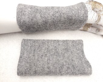 St. Moritz 15 wool arm warmers gloves softly wrist, Tyrolean cooked wool very expensive fabric, the popular gift in grey