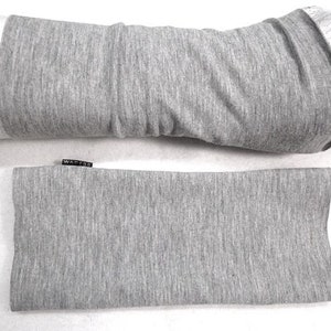 Grey jogging, arm warmers, warm wrists, pulse warmer, soft, durable, quality cotton, gants The popular gift to dresses or over a sweater image 1