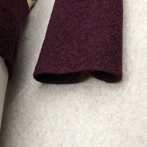 warme weiche Pulswärmer, robuste weicher Strickwolle, langlebige Armstulpen Handschuhe Wolle, zu Kleidern oder über einen Pulli Geschenk Bild 4