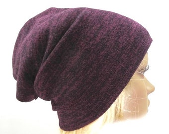 4 saisons bonnet, beanie 2-face Bonnet souple et réversible en forme de bonnet de fine, tricot doux avec bord roulé sans couture. cadeau