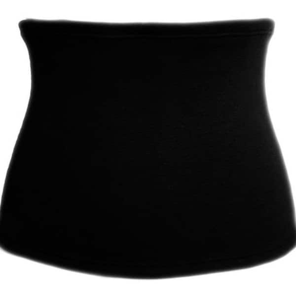 Belly warmer wellness cotton fleece, kidney area warmer, cacheurs to turn, feminine style, figure enhancing, very fitting stretchy