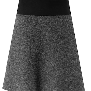 Italy quality wool, warm skirt in A shape, boiled wool happy fitting soft windproof with double belt the popular gift, last offer image 3