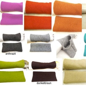 Valencia, wool, gloves, wool arm warmers softly wrist, Tyrolean cooked wool very expensive fabric, The popular gift image 8