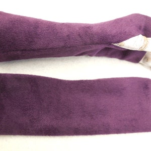 Wellness fleece gloves Ideal for dresses or a thin sweater, these chic arm warmers are open gloves, cuddly, warm and comfortable to wear