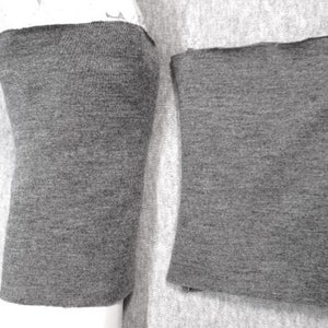 warm soft, grey arm warmers for jogging gloves, puls, wrist warmers, warm and comfortable to wear Ideal to dresses or over a sweater Gray