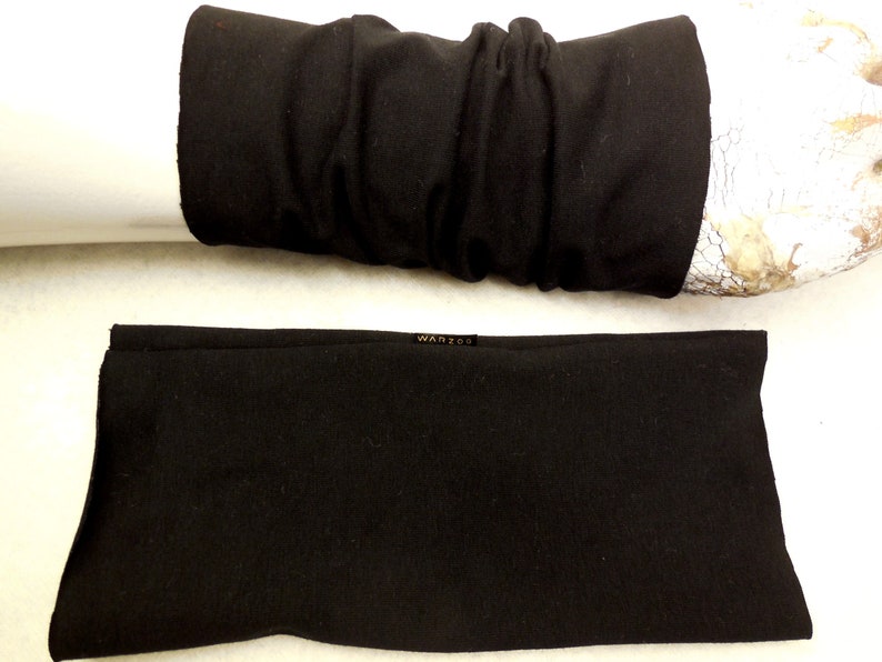 zwarte puls warmers voor joggen Ideaal voor jurken met korte mouwen, voor, jersey, softly, arm warmers handschoenen afbeelding 3