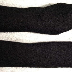 warm, wool gloves, arm warmers long live soft Tyrolean cooked wool, very expensive fabric These chic arm warmers are open gloves image 3