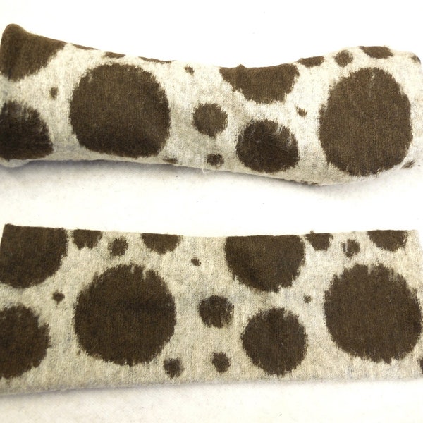 Cow circles, soft wool gloves, warm light thin wool jersey, Arm cuffs stretchy Ideal with dresses, or with a sweater, gift