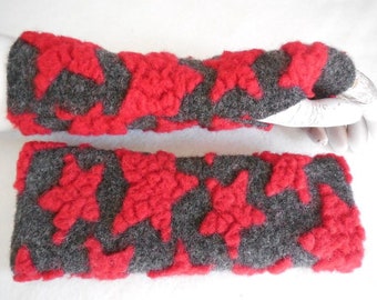 guantes estrella 3D lana cocida, calentadores de brazo Suave y cálido  Ideal para vestidos o sobre un suéter delgado