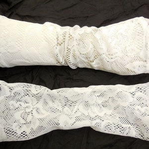 mitaines floral mariage dentelle doux et élastique puls, gants, manchettes Idéal pour les robes ou sur un chandail mince image 2