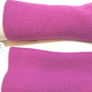 Valencia, wool, gloves, wool arm warmers softly wrist, Tyrolean cooked wool very expensive fabric, The popular gift Pink