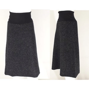 Italy quality wool, warm skirt in A shape, boiled wool happy fitting soft windproof with double belt the popular gift, last offer 70