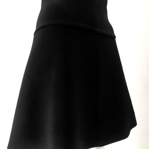 warm hip skirt A shape, chic woolwork jersey happy fitting black, cosy, nice, opaque and windproof in desired size, the always popular gift