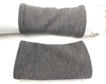 warm soft, grey arm warmers for jogging gloves, puls, wrist warmers, warm and comfortable to wear Ideal to dresses or over a sweater