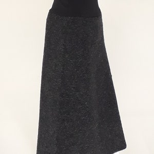 Italy quality wool, warm skirt in A shape, boiled wool happy fitting soft windproof with double belt the popular gift, last offer image 5