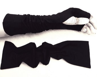 o Audrey 36, dun, fijn, handschoenen, zacht, zwart, Audrey Hepburn, dit model zonder tailleband is mooi glad en glad, het populaire geschenk